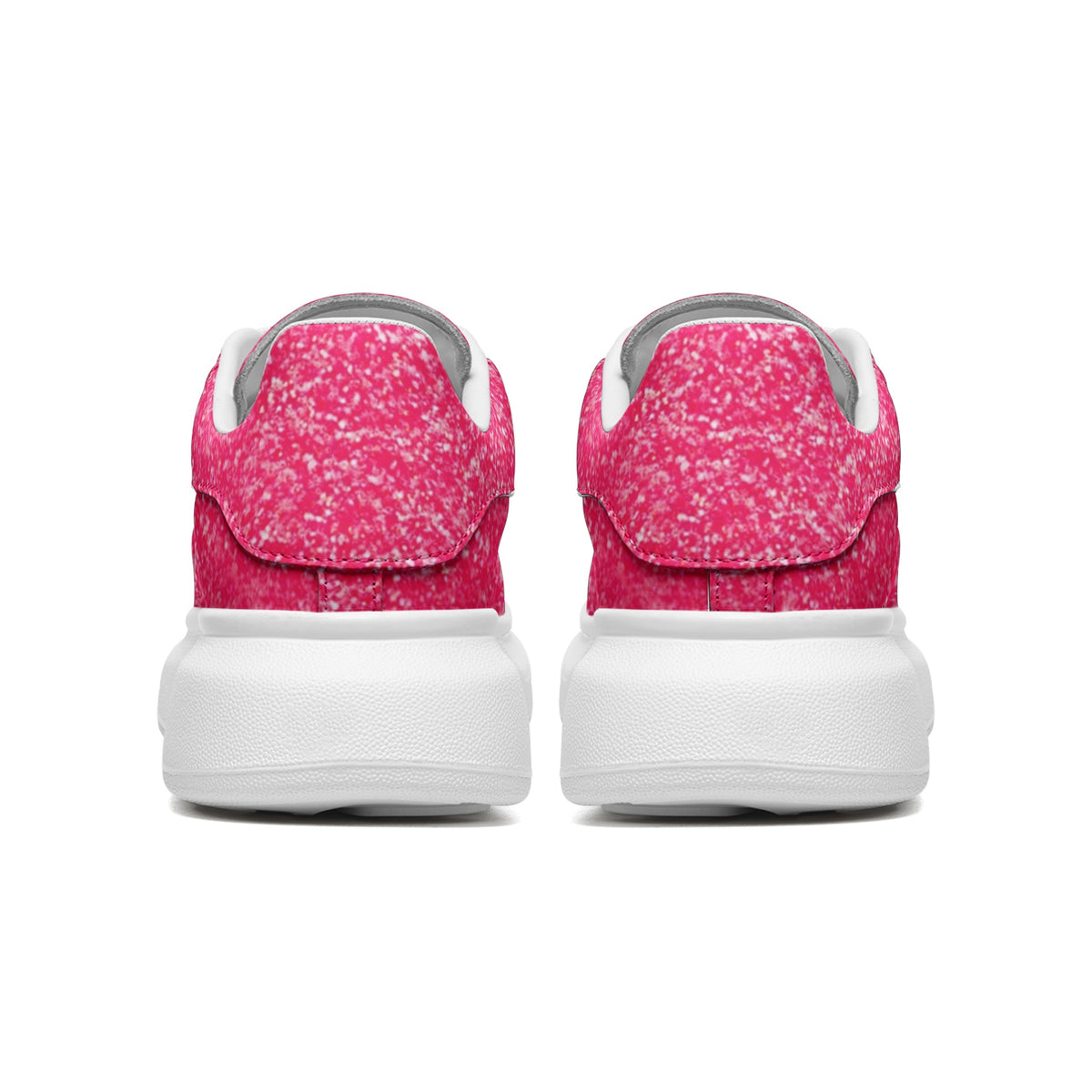 fullbreedcustom Unisex Non Slip Lace Up Faux Leather Sneakers
