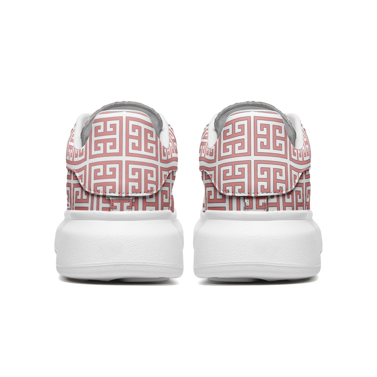 Unisex Non Slip Lace Up Faux Leather Sneakers