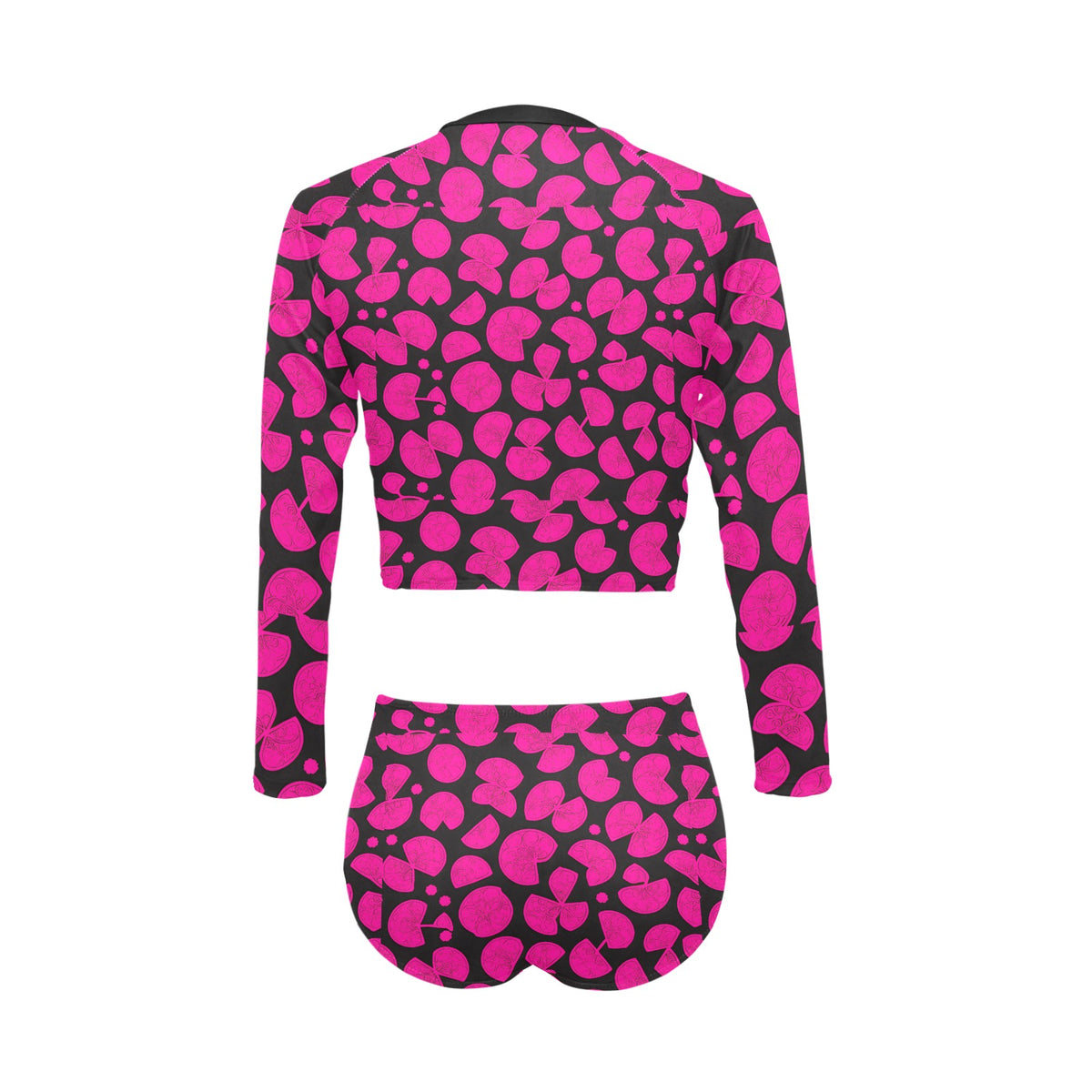 kokorepublic Women's Long Sleeve Bikini Set (S27)