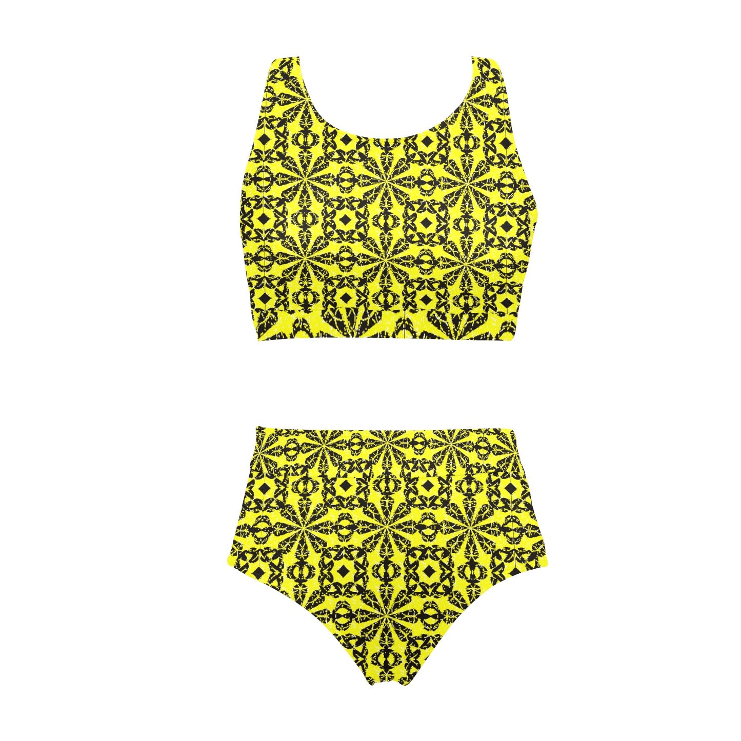 kokorepublic Women's Crop Top Bikini Set (S21)