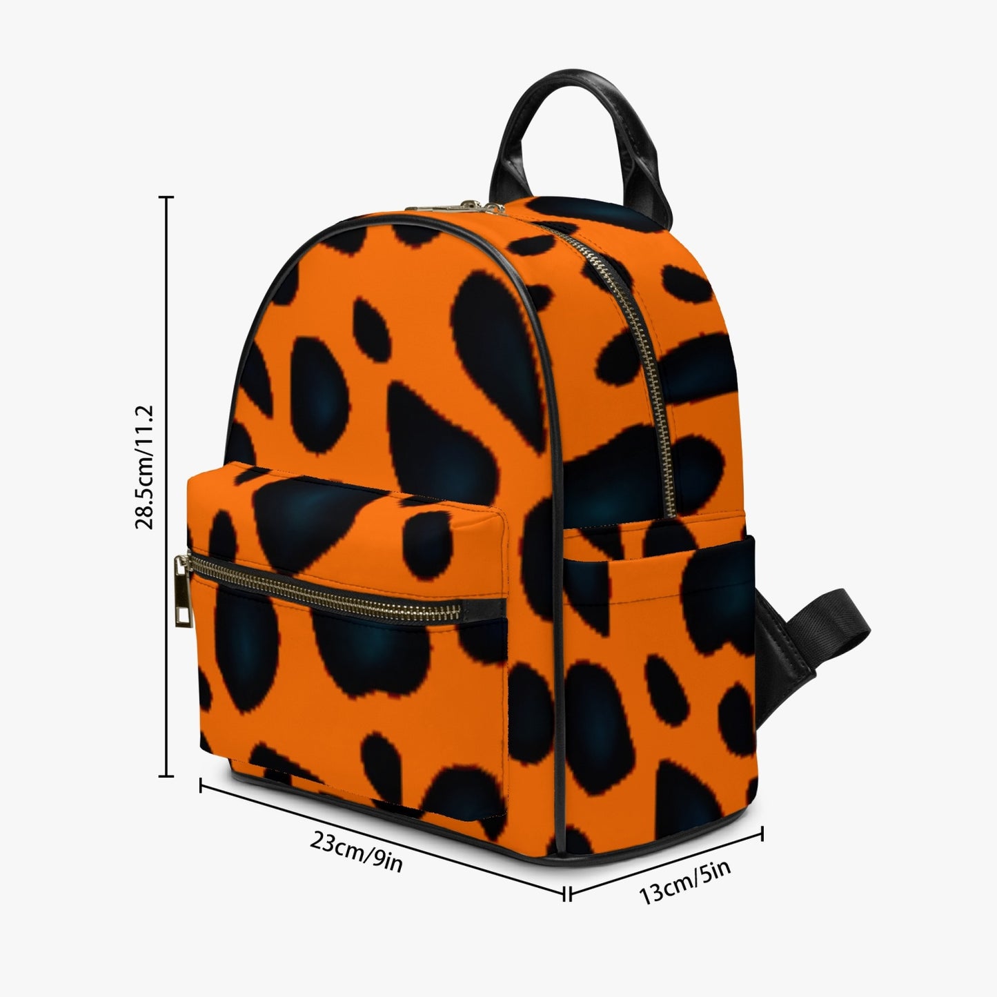 909. All Over Printed PU Backpack