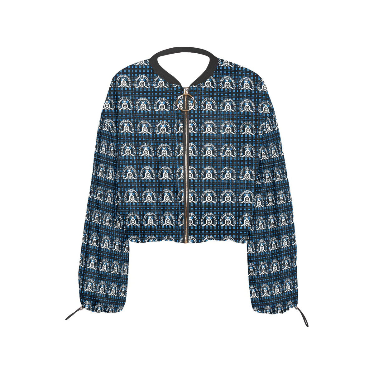 kokorepublic Women's Chiffon Cropped Jacket (Model H30)