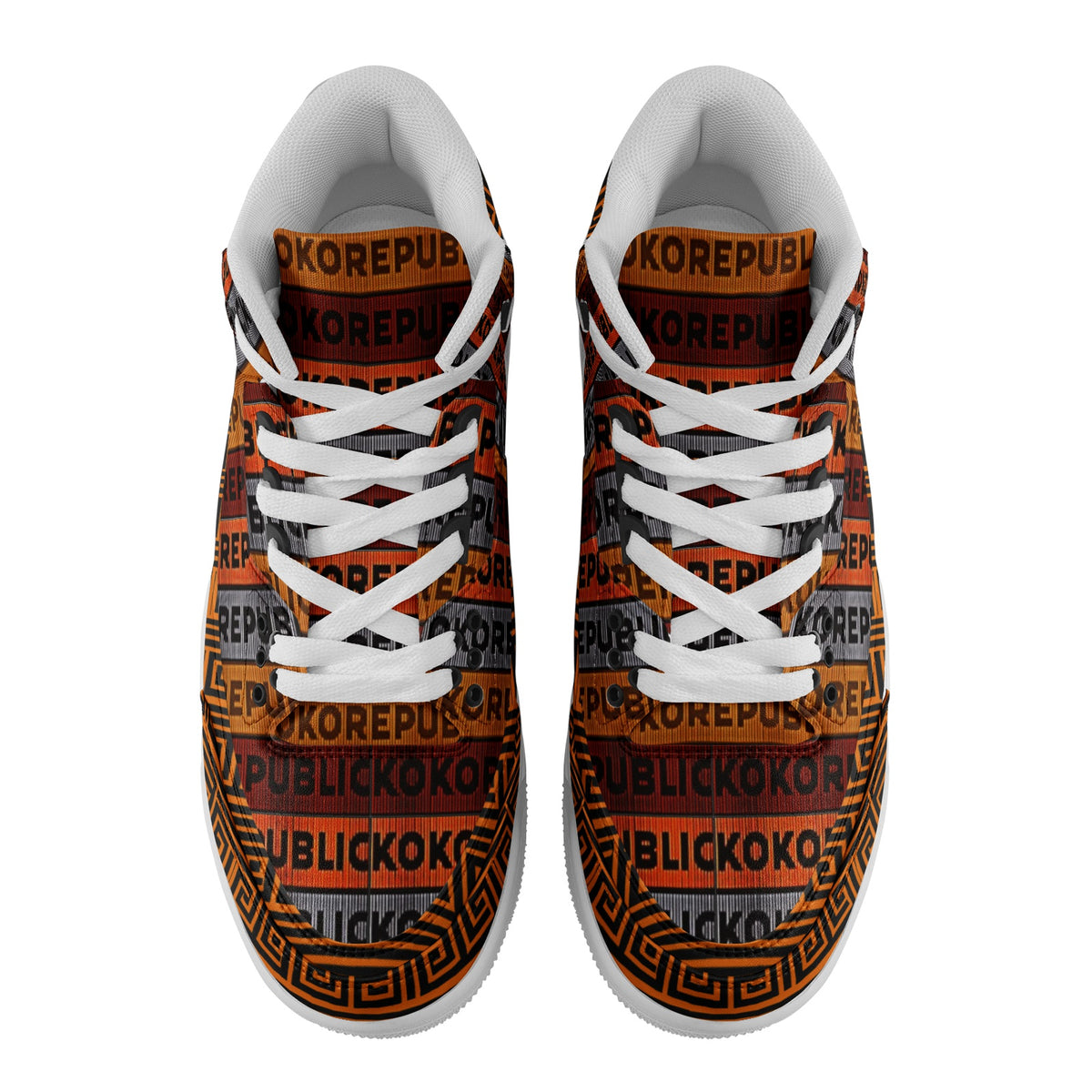 kokorepublic Unisex Non Slip Sneakers Lace Up Fashion Shoes
