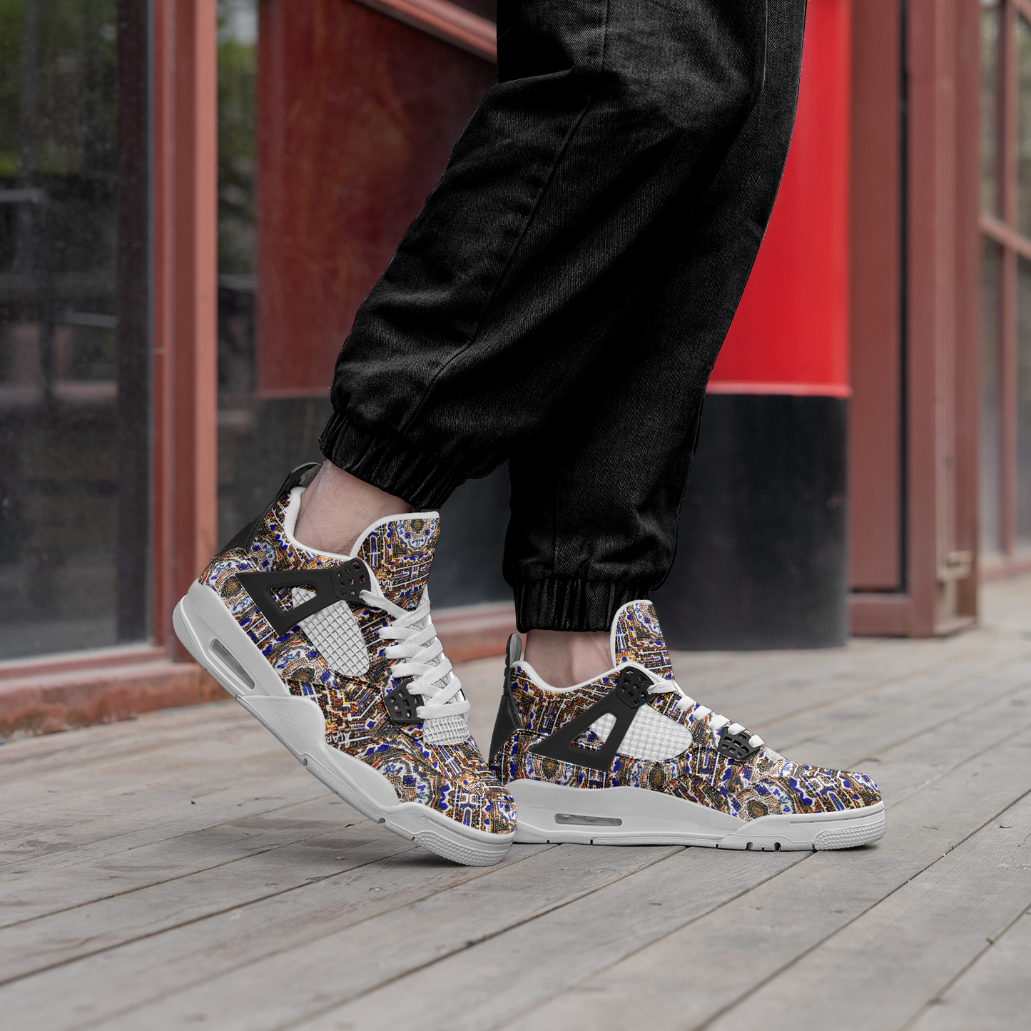 kokorepublic Unisex Non Slip Lace Up Breathable Fashion Sneakers