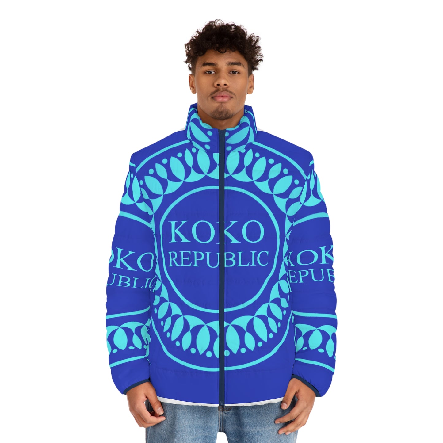 Men's Puffer Jacket (AOP)