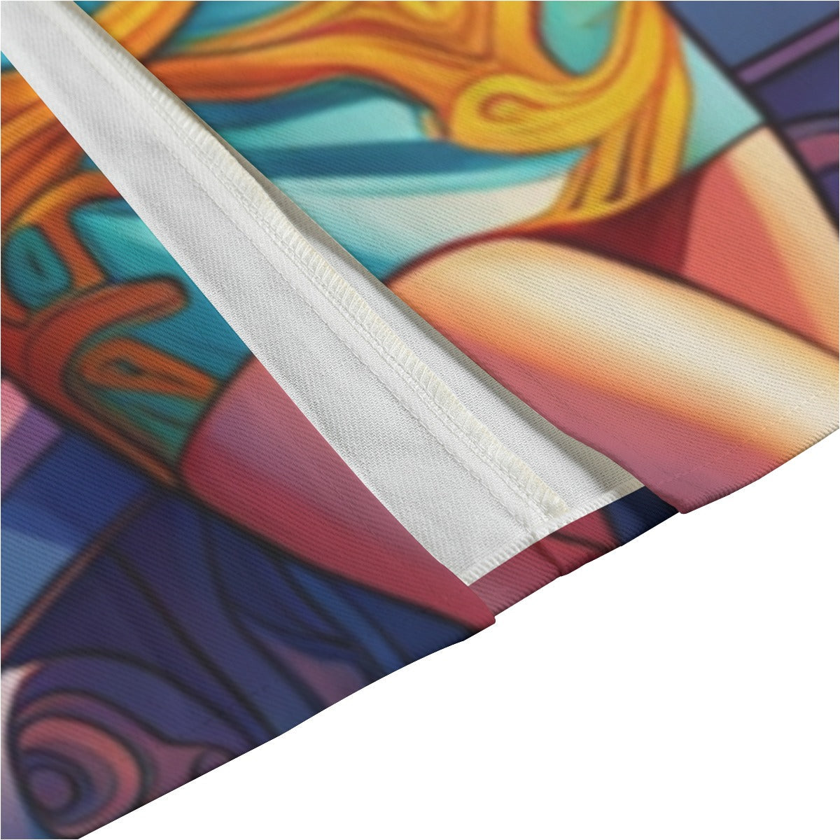 FullbreedCustom Print Women's Front Mid-slit Skirt | 245GSM Cotton