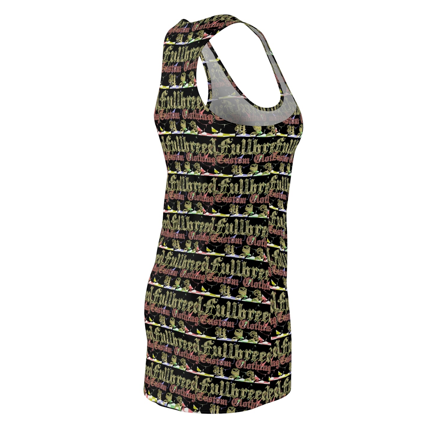 kokorepublic Women's Cut & Sew Racerback Dress (AOP)