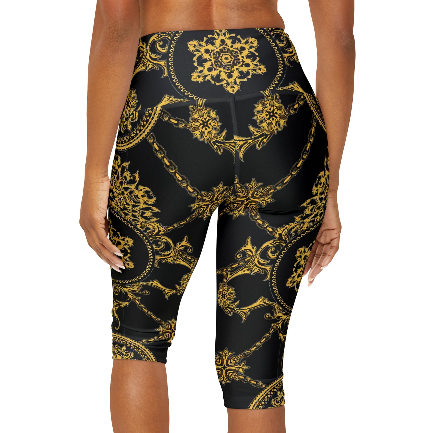 Yoga Capri Leggings (AOP)