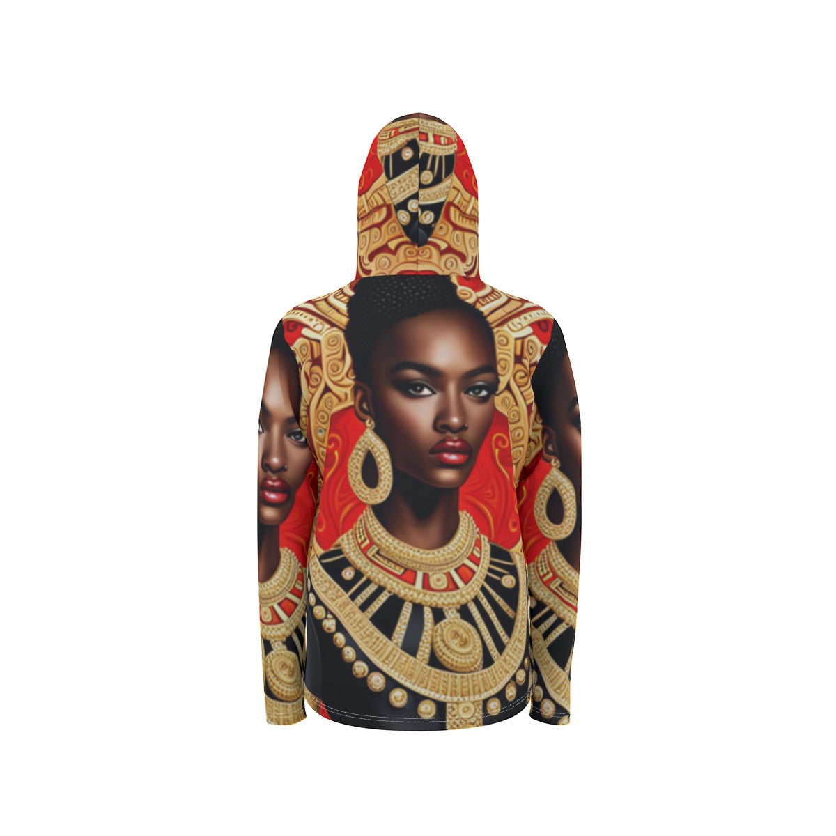 kokorepublic Print Men's Sunscreen Sports Hoodie With Thumb Holes