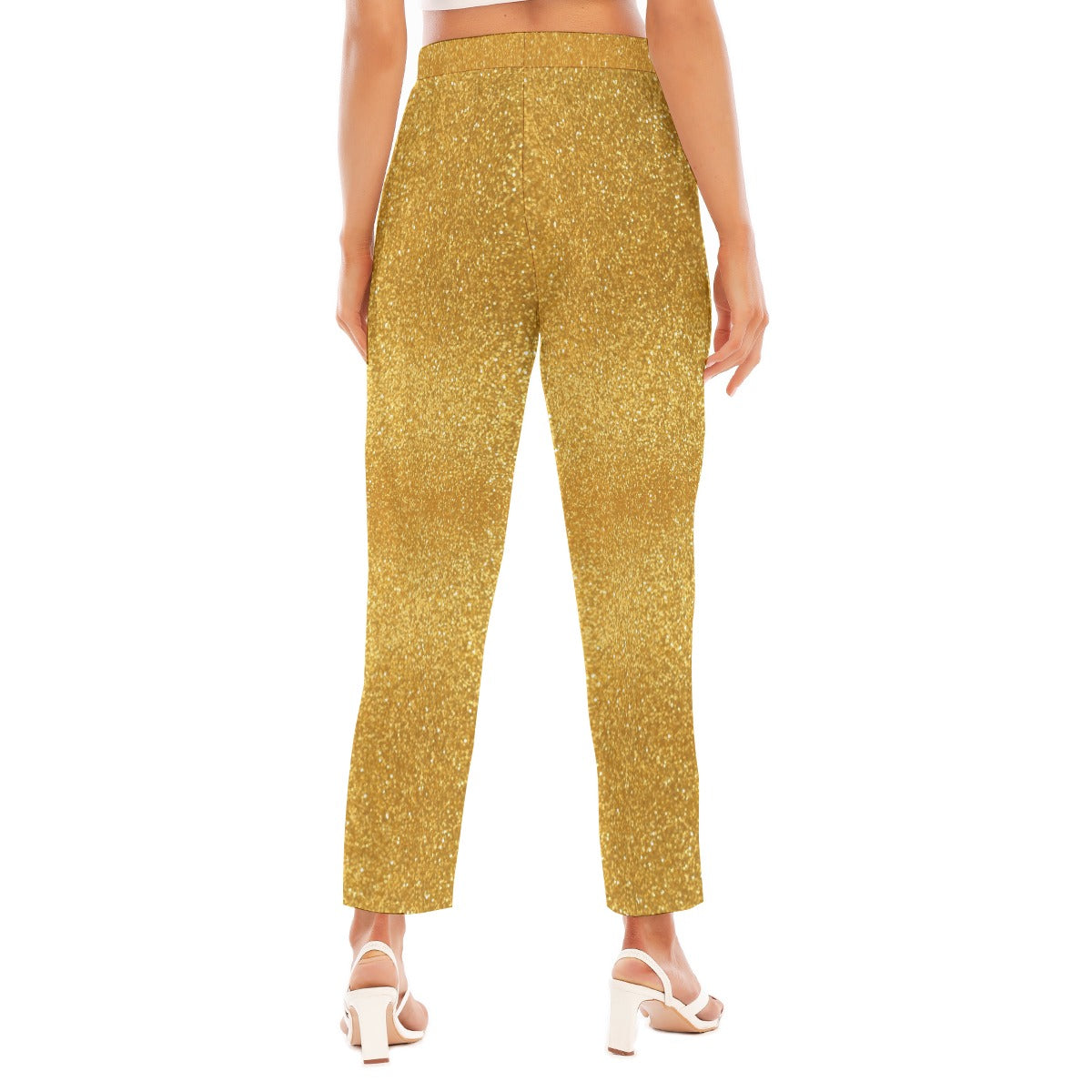 All-Over Print Women's Loose Straight-leg Pants