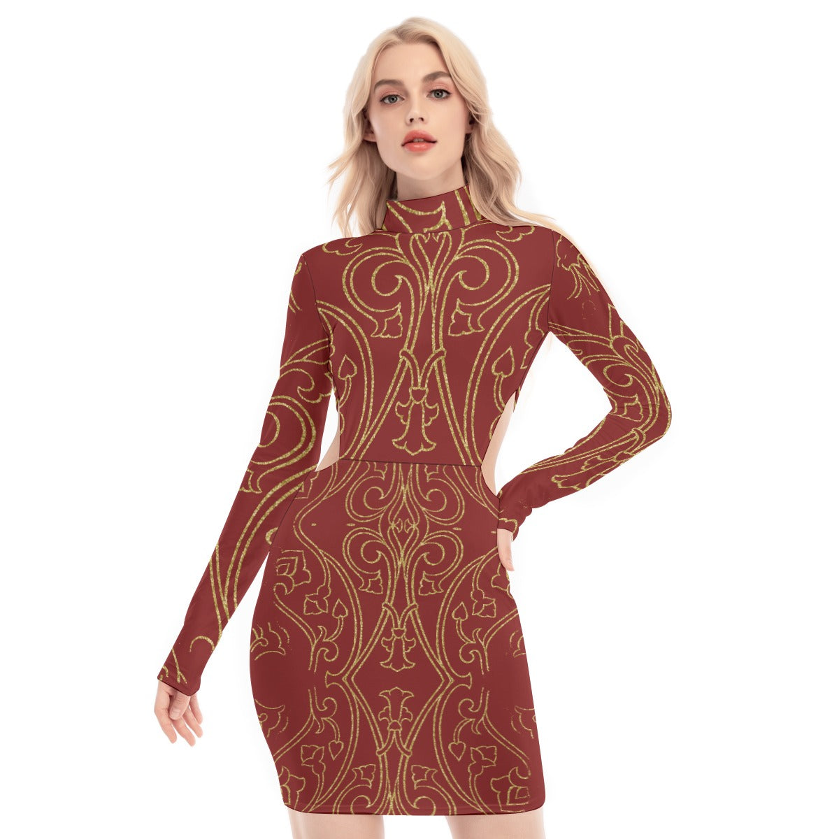 kokorepublic Women's Waist Hollow Hip Dress