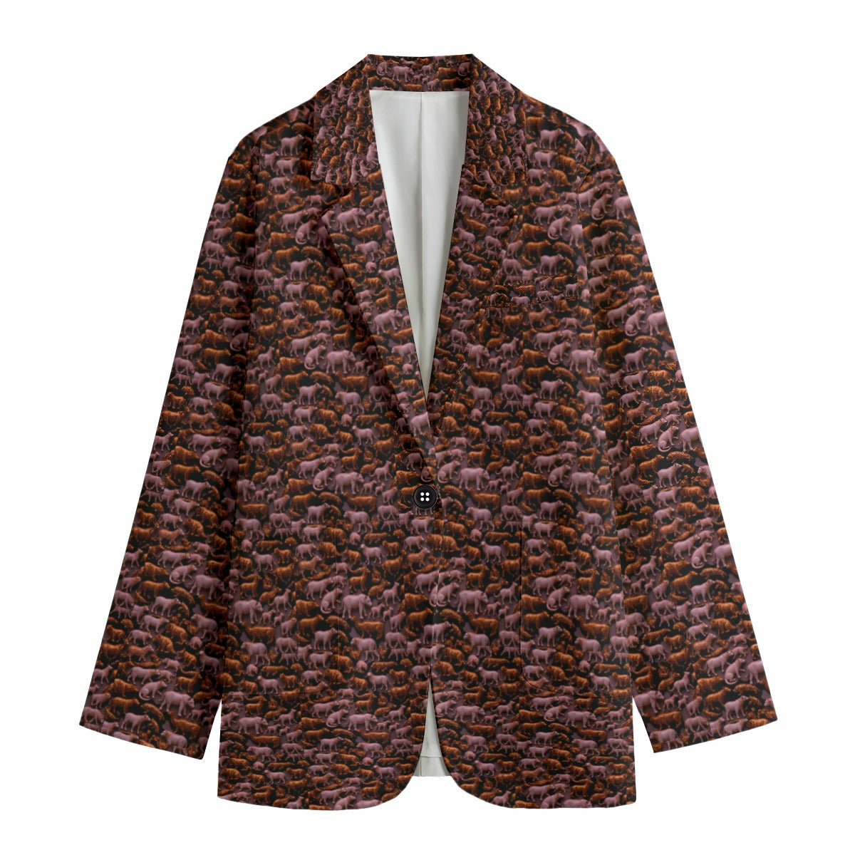 kokorepublic Print Women's Leisure Blazer