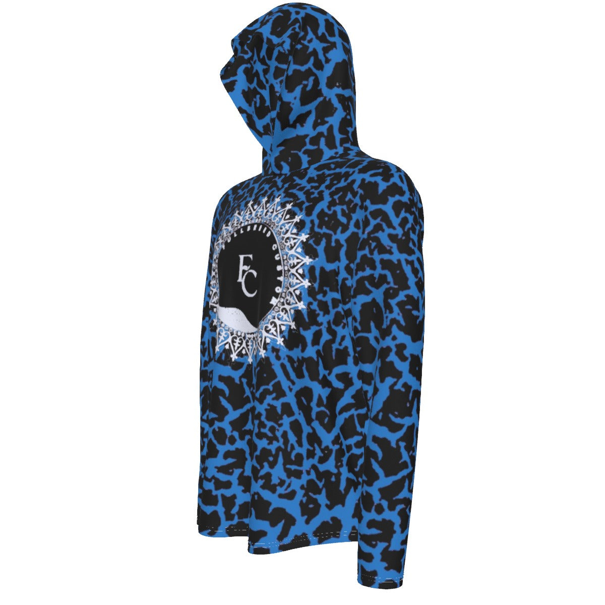 kokorepublic Print Men's Sunscreen Sports Hoodie With Thumb Holes
