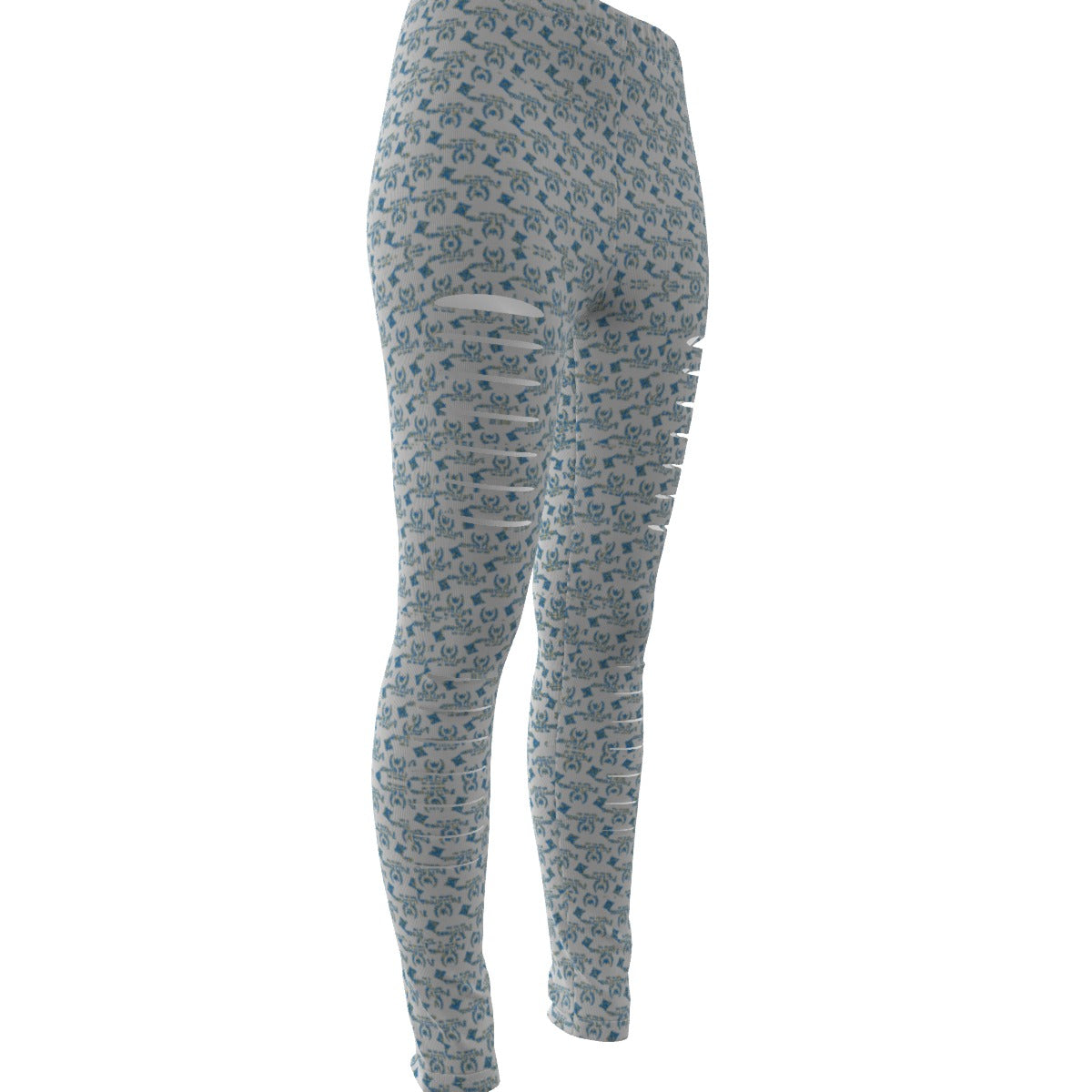 kokorepublic Print Women's Ripped Leggings