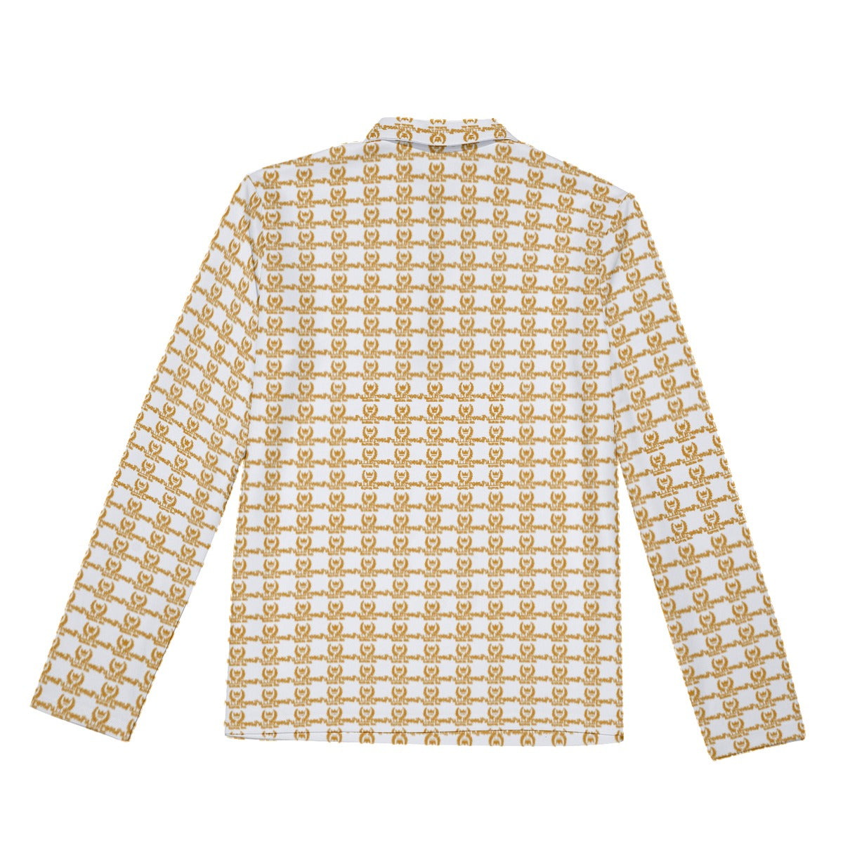 FullbreedCustom Print Men's Lapel T-shirt With Neckline Zipper Closure
