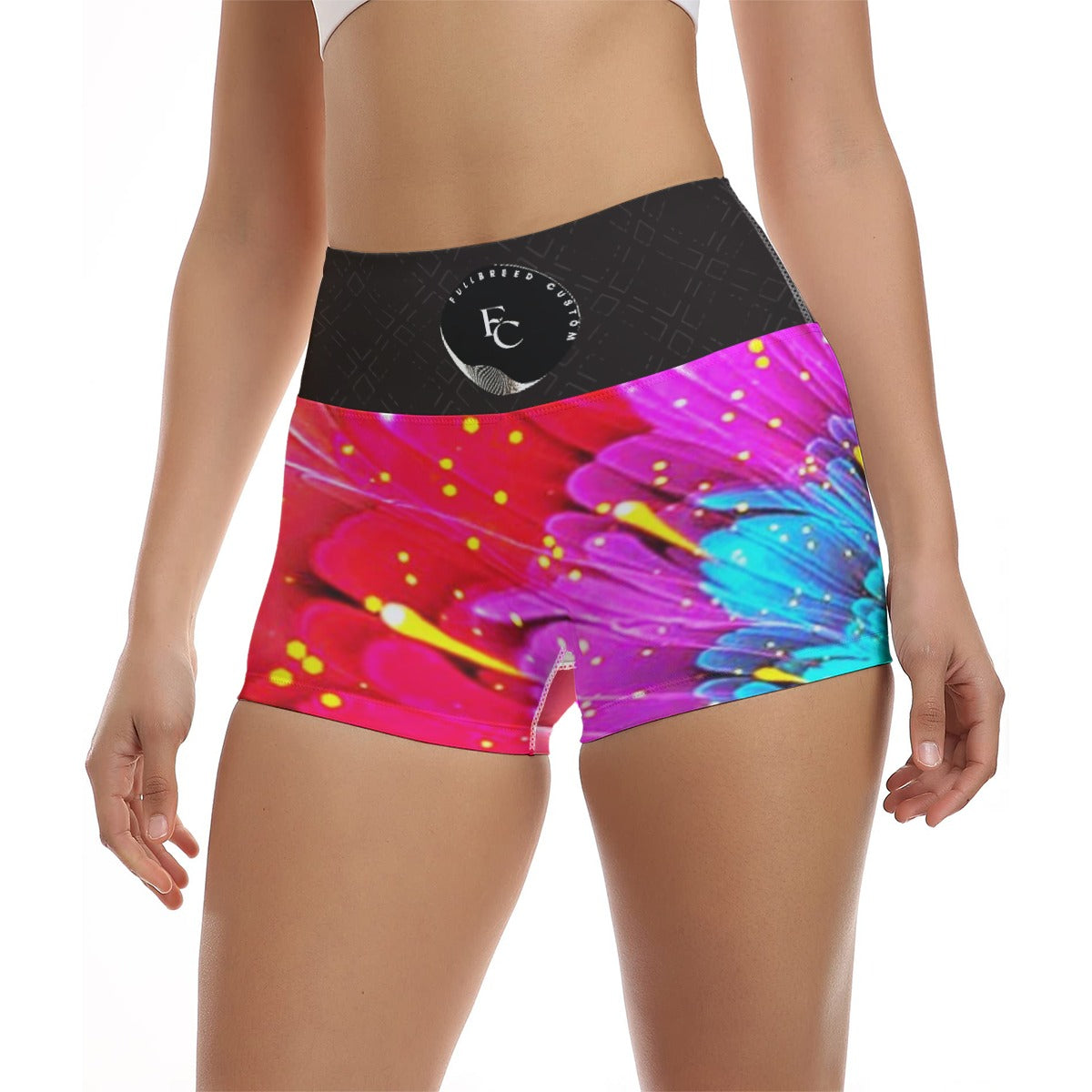 Kokorepublic Print Women's Ultra-Short Yoga Shorts
