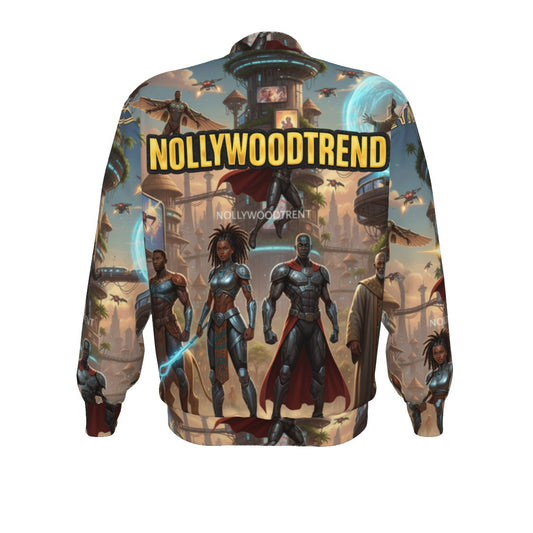 Nollywoodtrend Print Unisex Bomber Jacket
