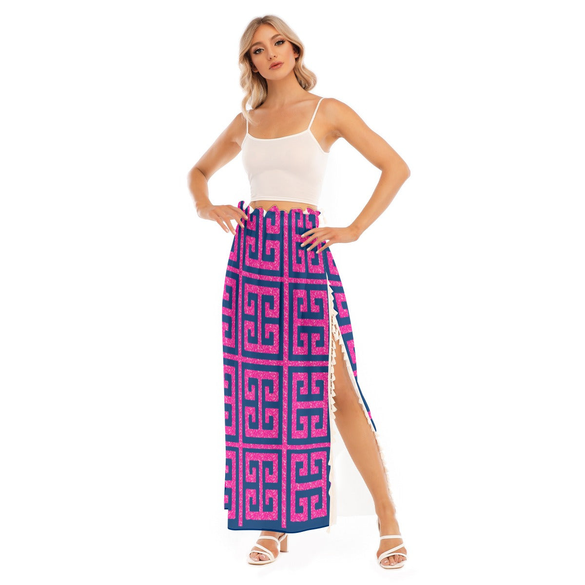 Kokorepublic Print Women's Side Split Skirt