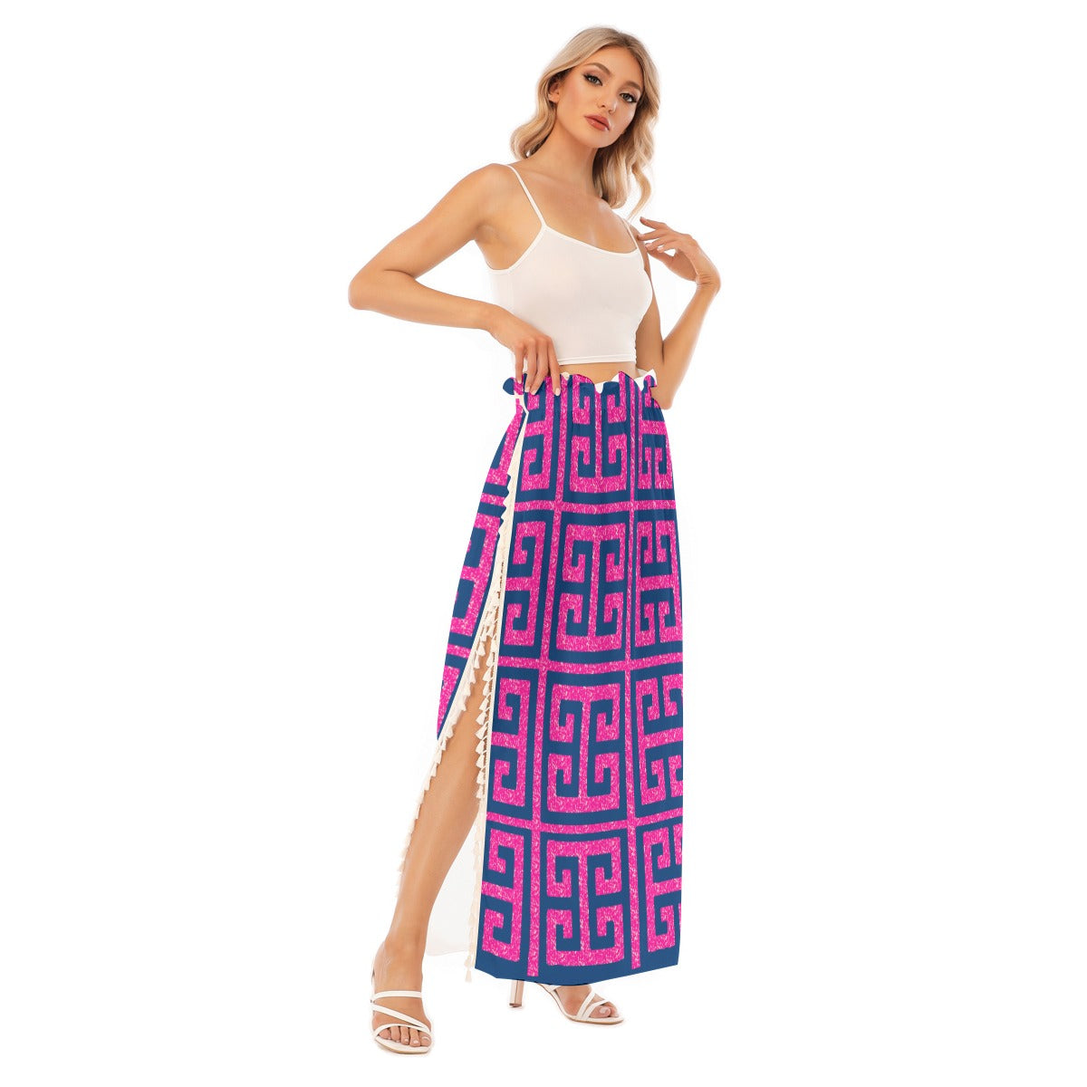 Kokorepublic Print Women's Side Split Skirt