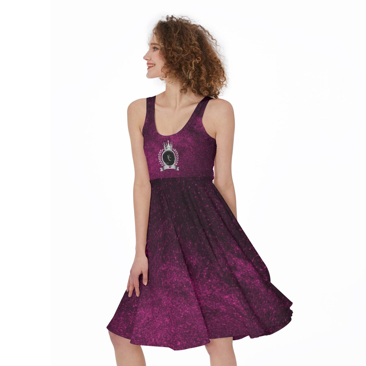 All-Over Print Women's Sleeveless Dress