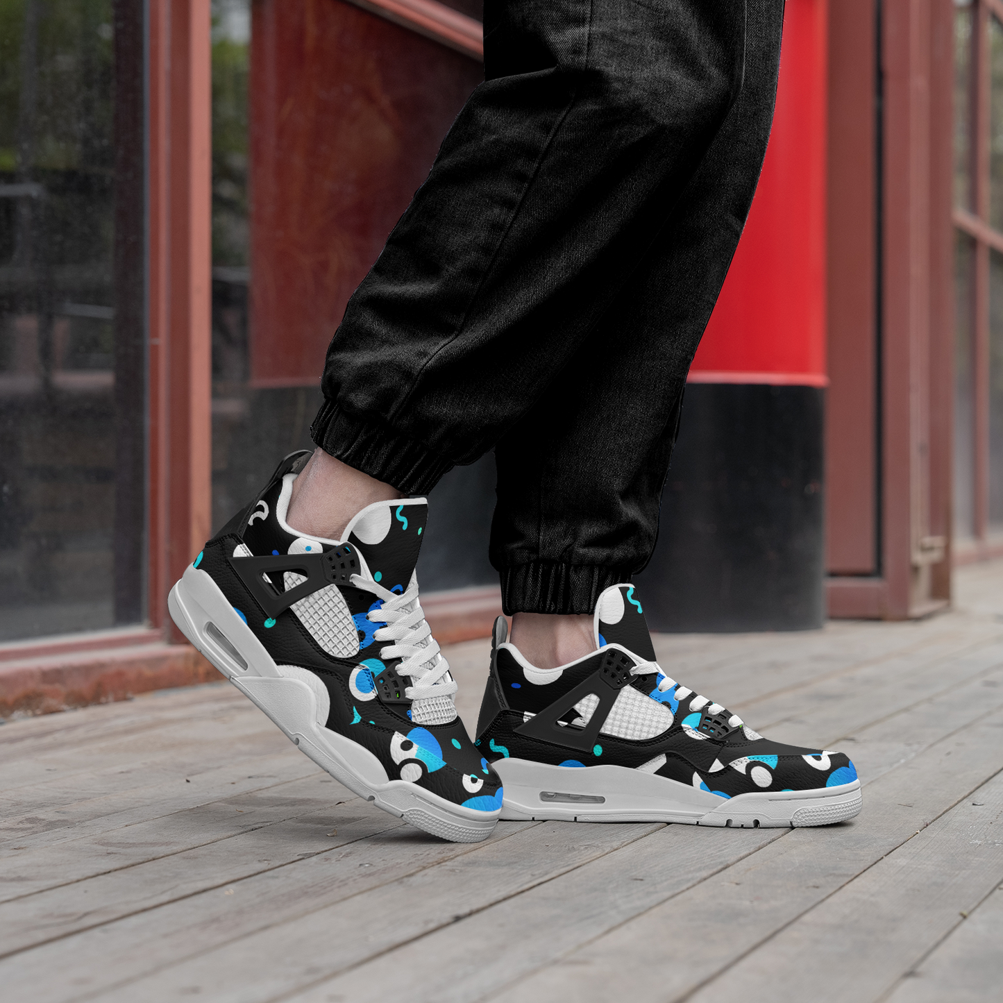 fullbreedcustom Unisex Non Slip Lace Up Breathable Fashion Sneakers