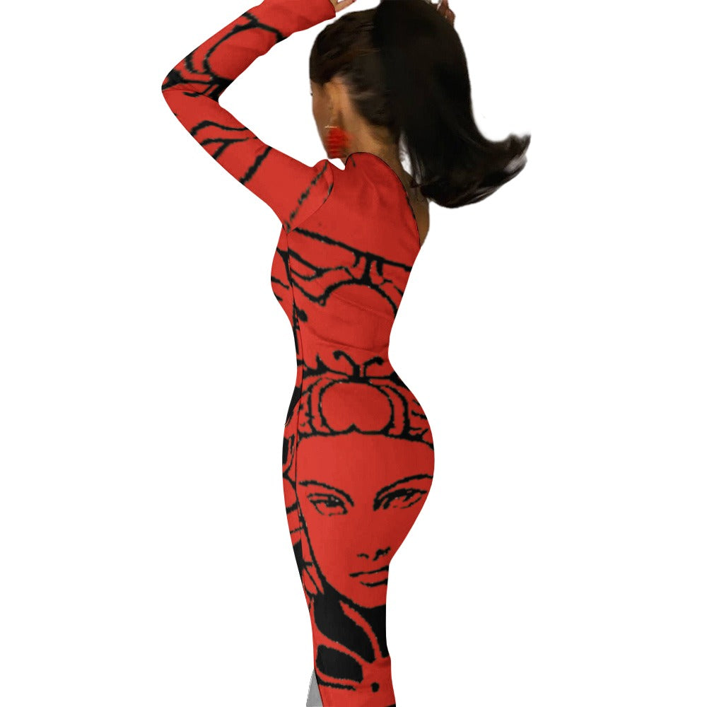 Kokorepublic Half Sleeve Slit Dress