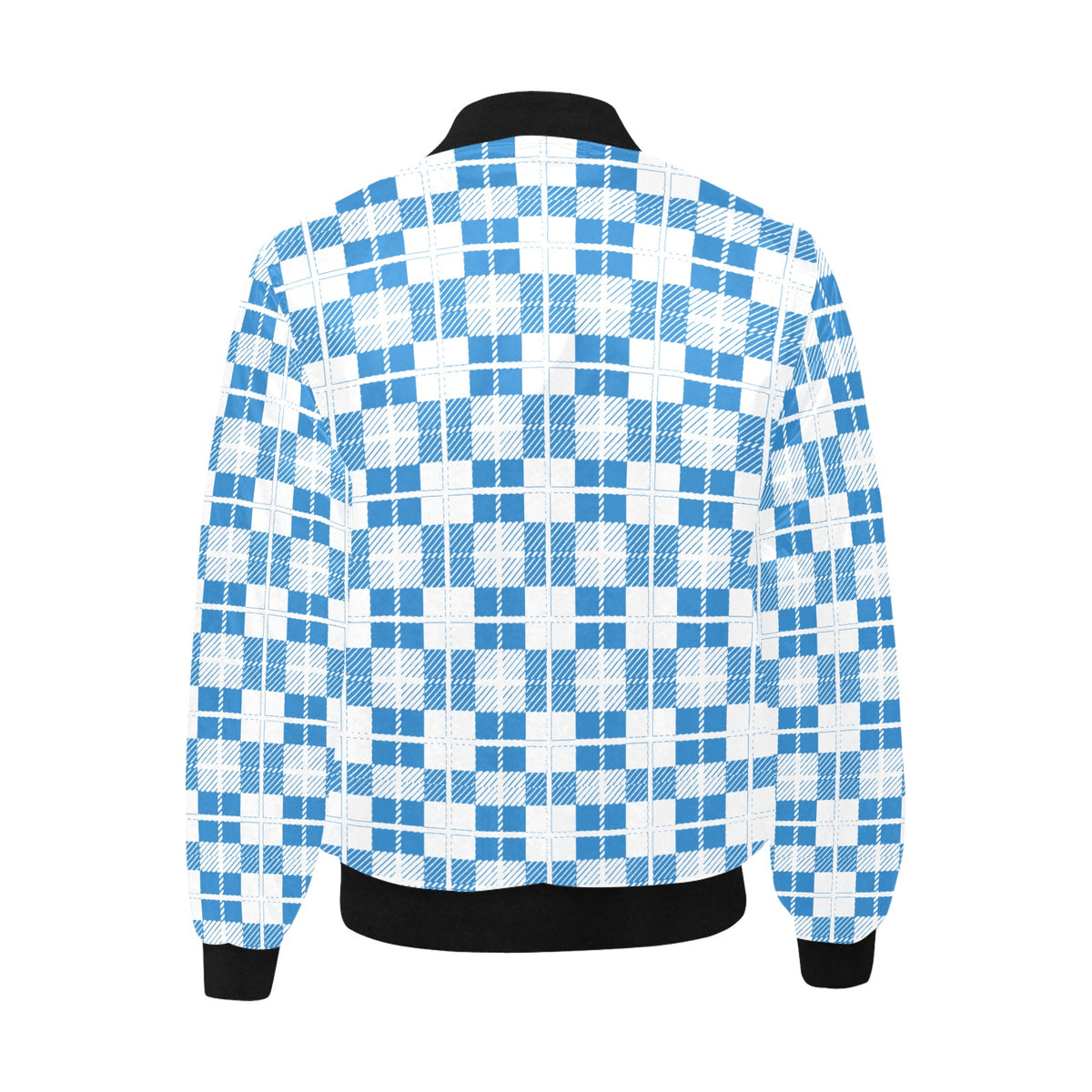 kokorepublic Men's All Over Print Quilted Bomber Jacket(Model H33)
