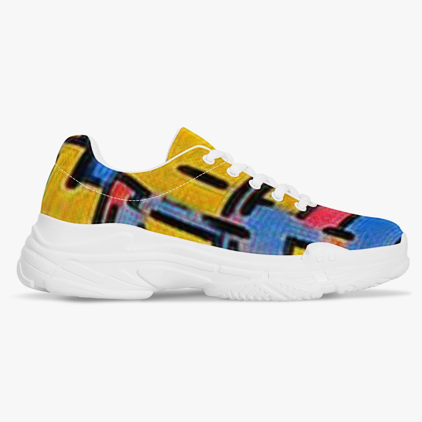 176. Trendy Chunky Sneakers - White/Black