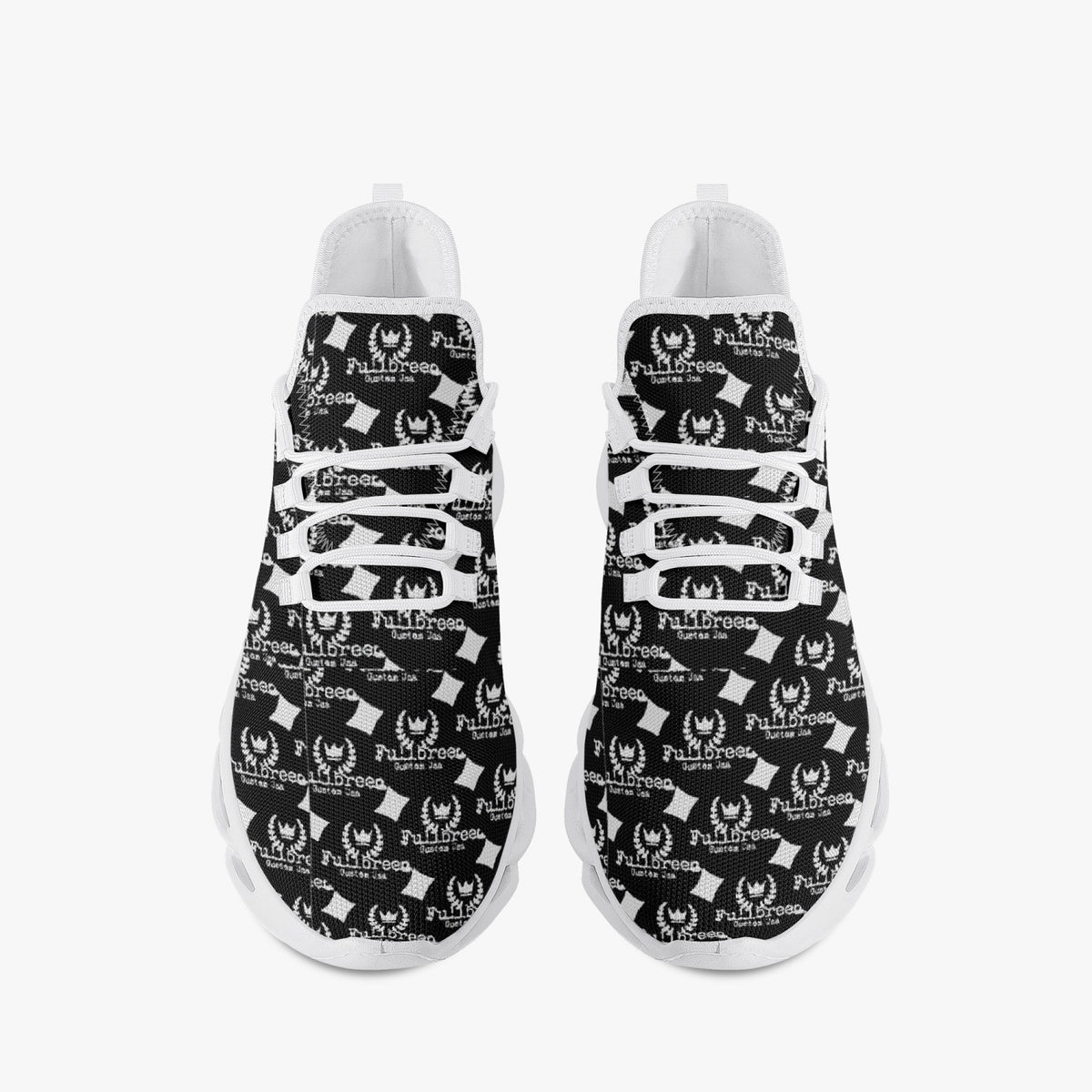 kokorepublic 311. Bounce Mesh Knit Sneakers - White
