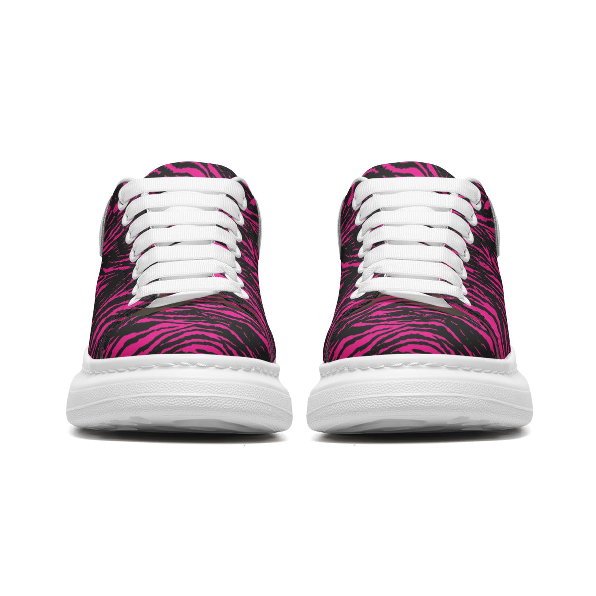 Kokorepublic Unisex Non Slip Lace Up Leather Sneakers