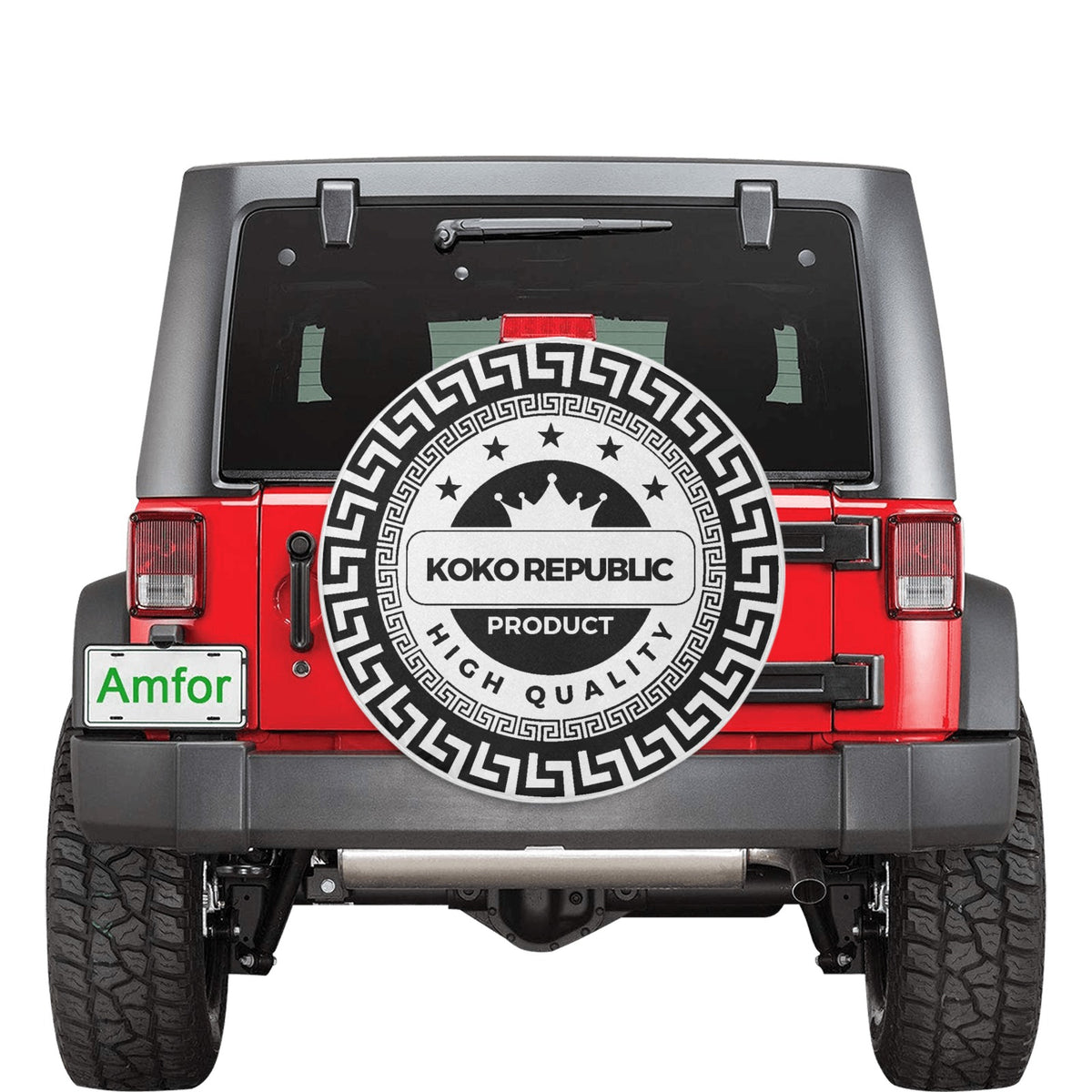 kokorepublic Spare Tire Cover(Medium)(16")