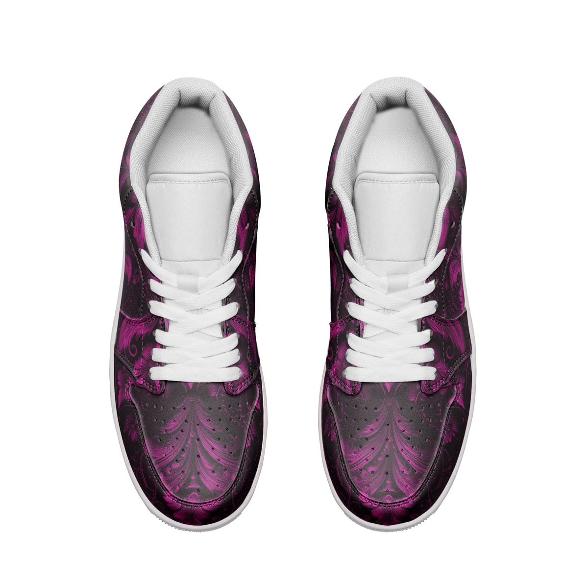 fullbreedcustom Unisex Low Top Leather Sneakers