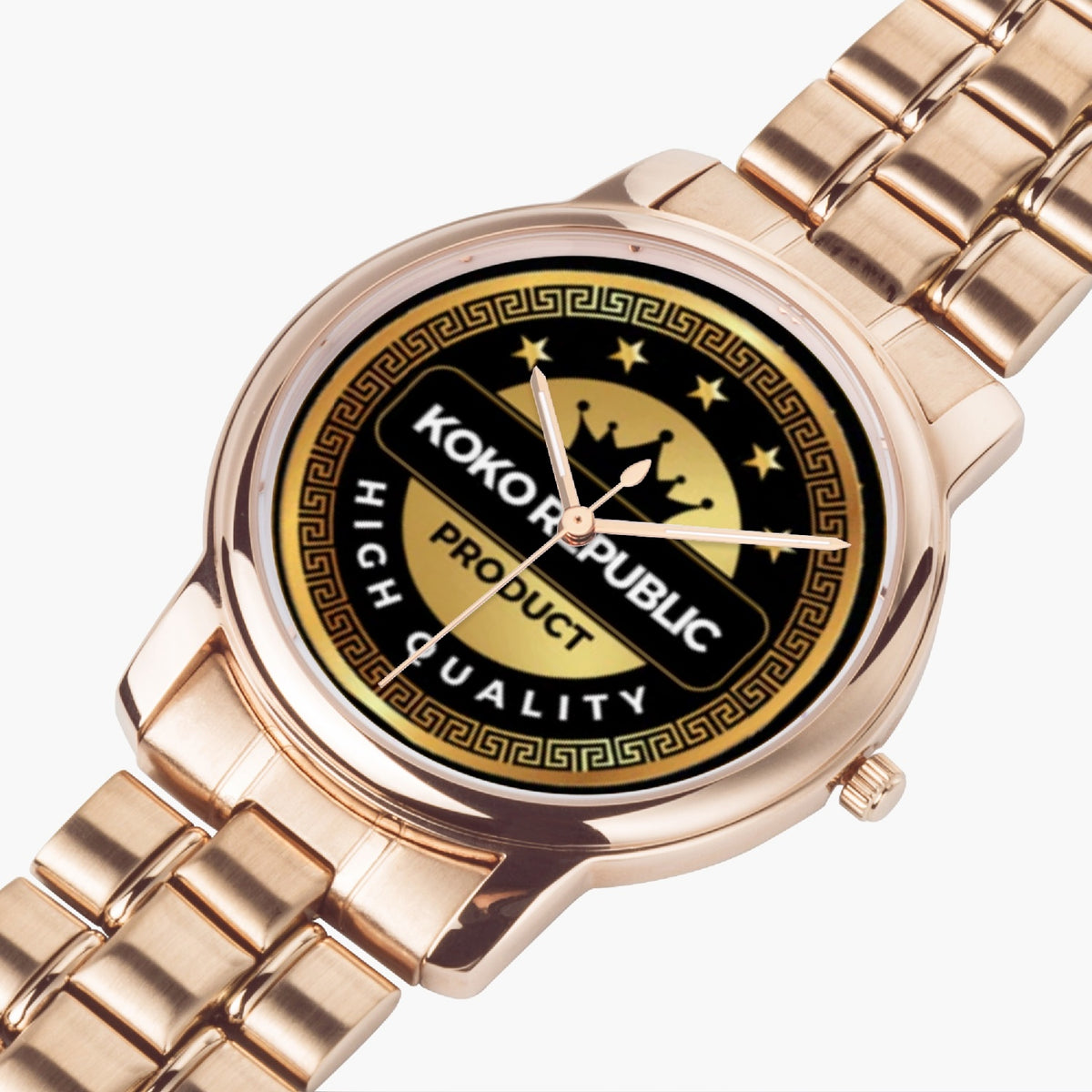 kokorepublic 153. Folding Clasp Type Stainless Steel Quartz Watch