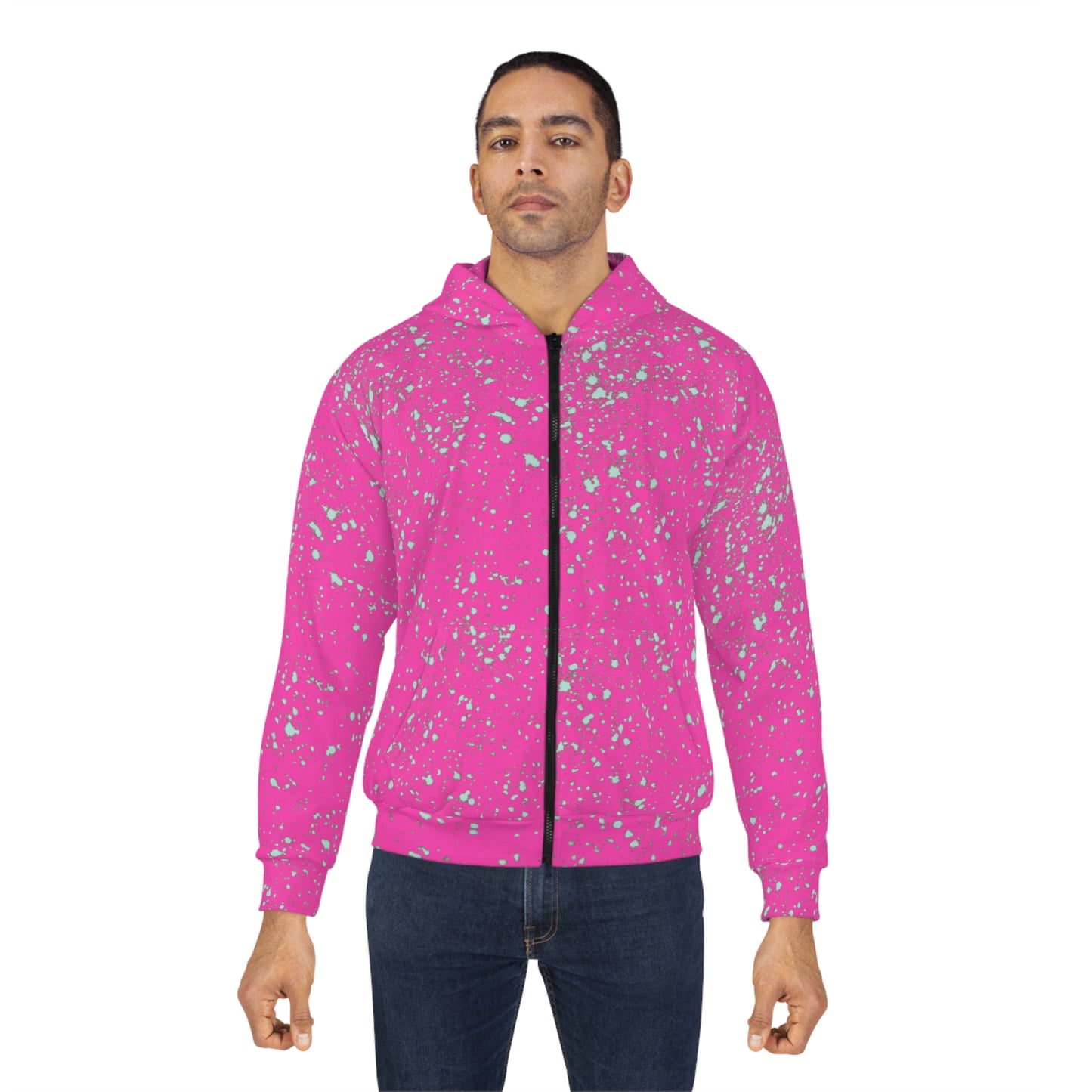 kokorepublic womans Zip Hoodie (AOP)