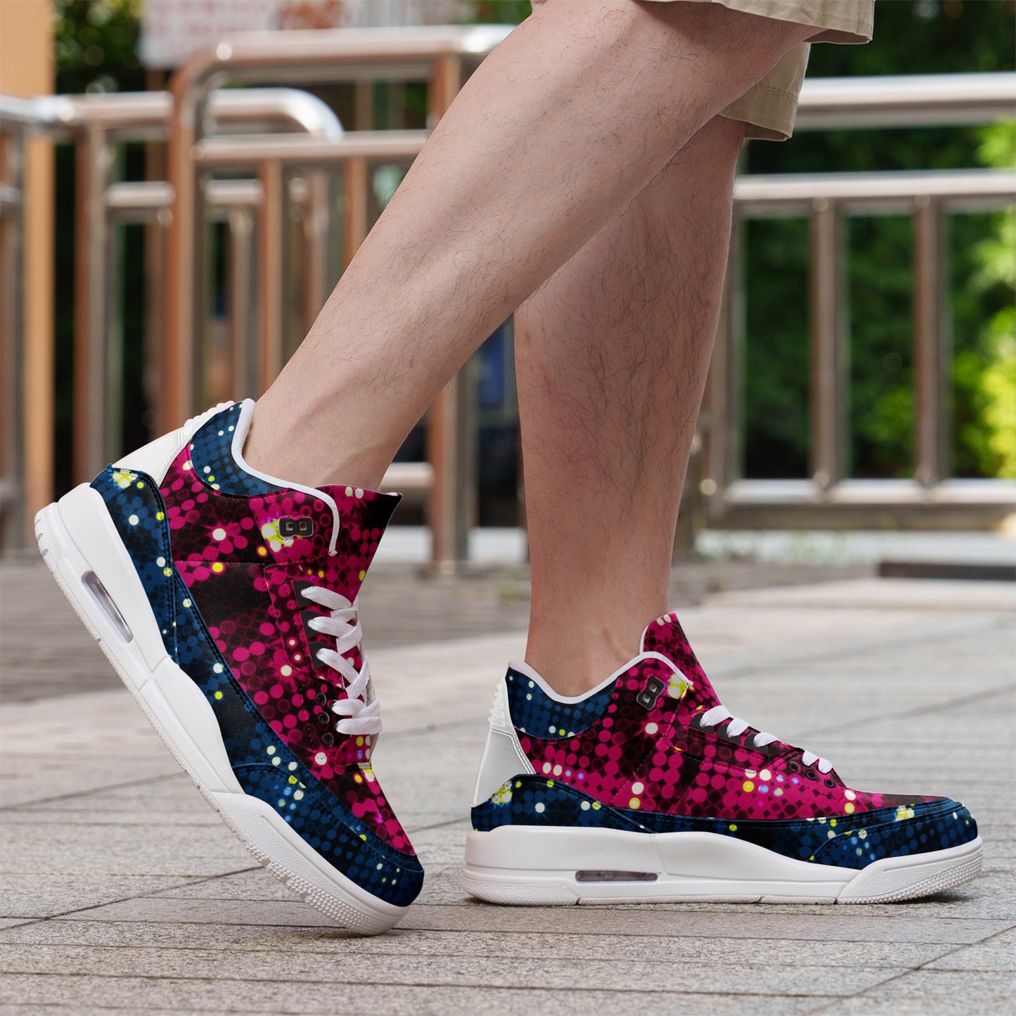 Unisex Non Slip Sneakers Lace Up Fashion Shoes