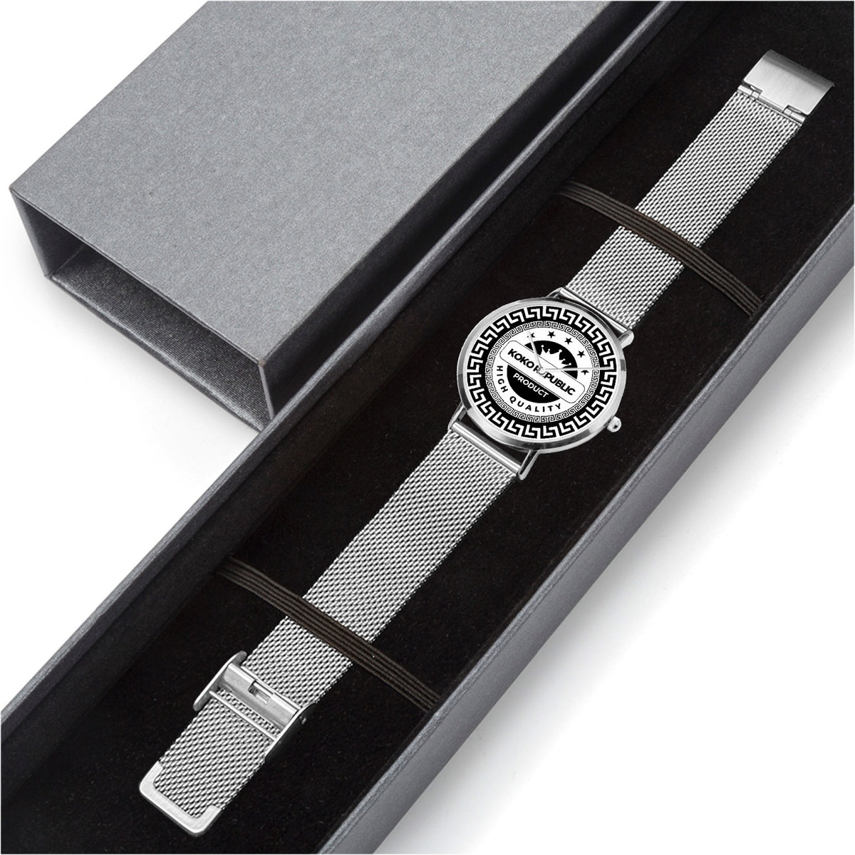 kokorepublic 169. Fashion Ultra-thin Stainless Steel Quartz Watch