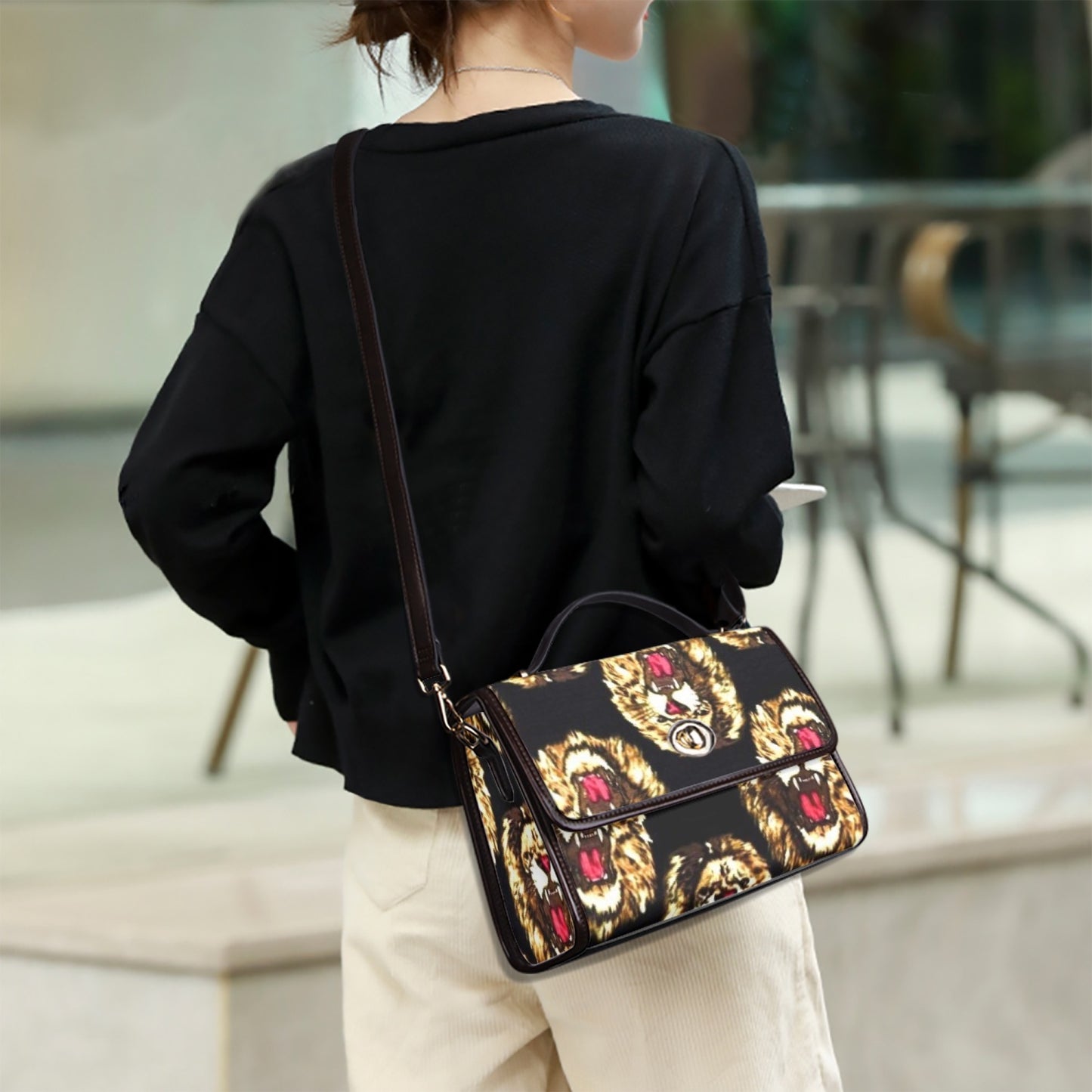 772. Flap Saddle Bag