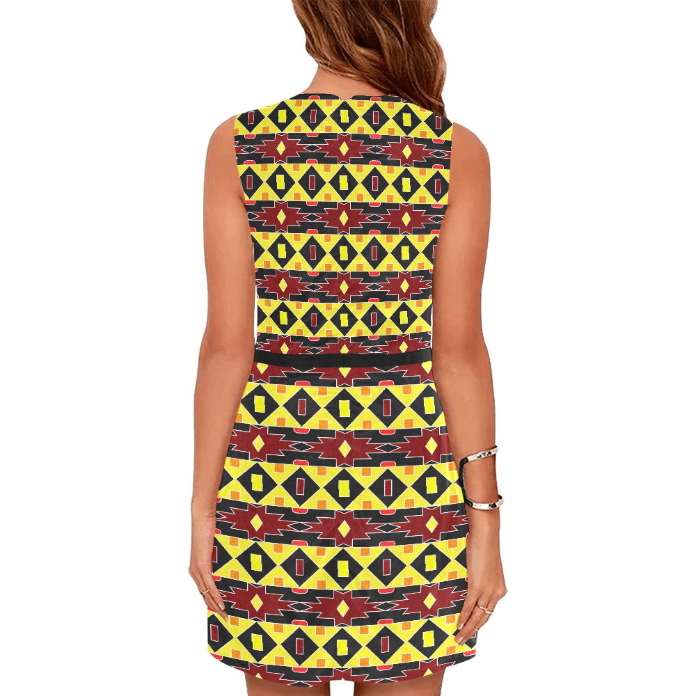 kokorepublic Women's Sleeveless Dress (Model D01)