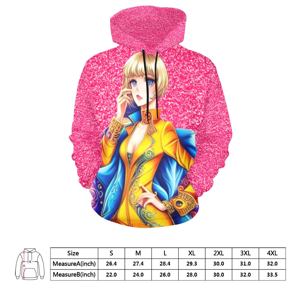 kokorepublic Men's All Over Print Hoodie (USA Size) (Model H13)