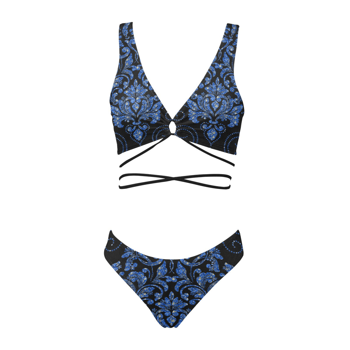 kokorepublic Women's Cross String Bikini Set (S29)