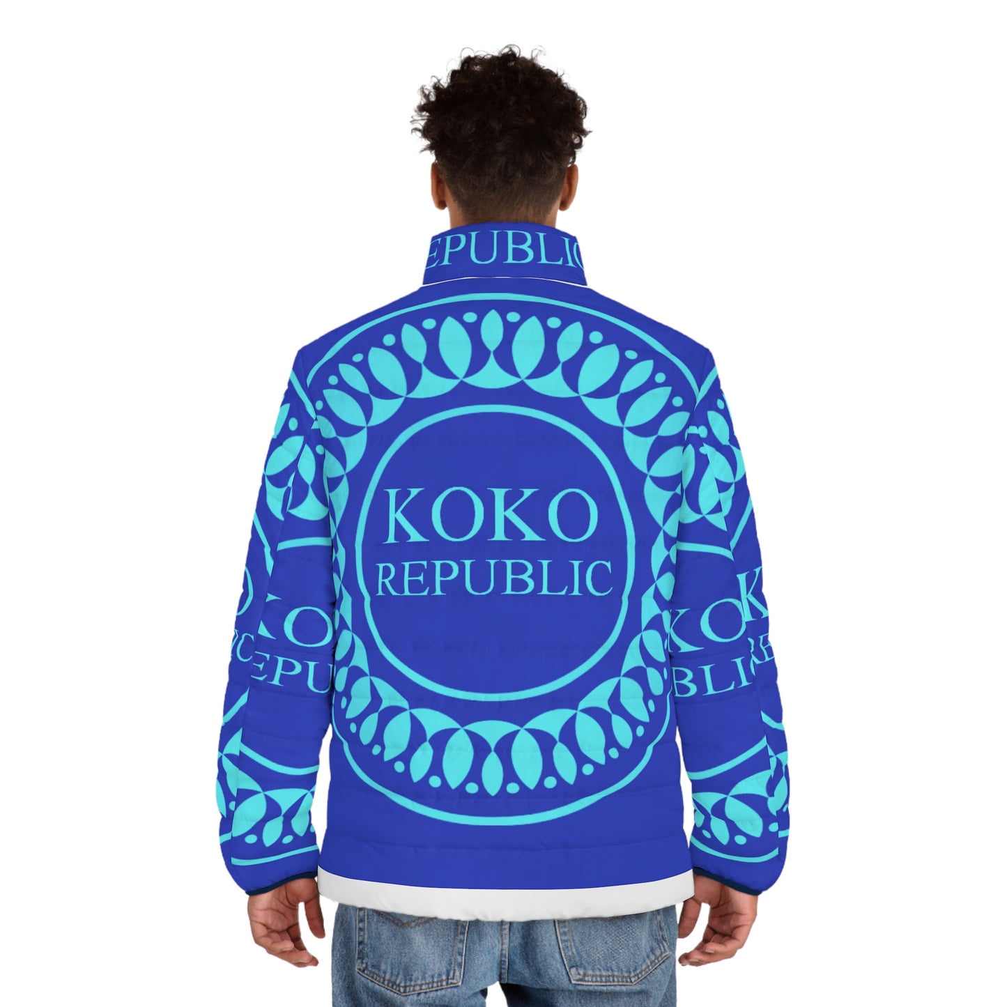 Men's Puffer Jacket (AOP)