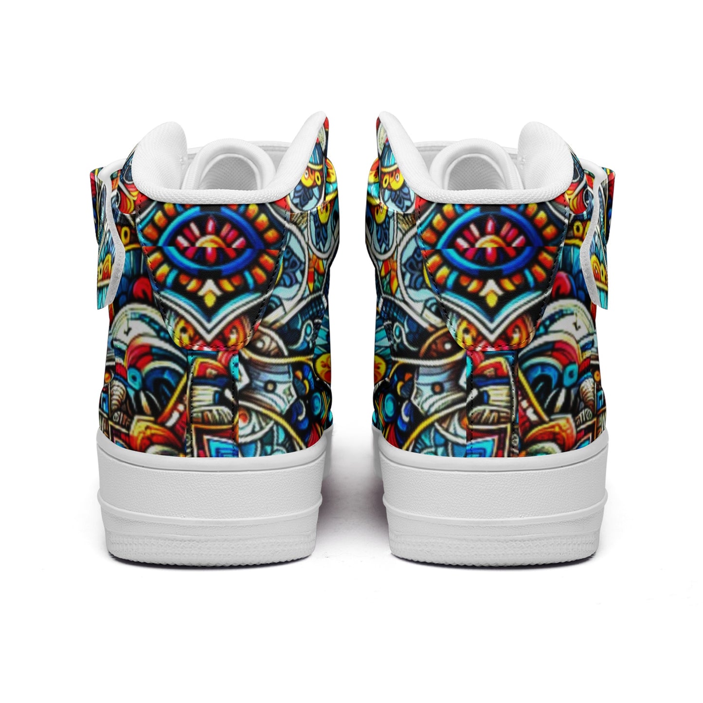 kokorepublic Unisex high Top Leather Sneakers