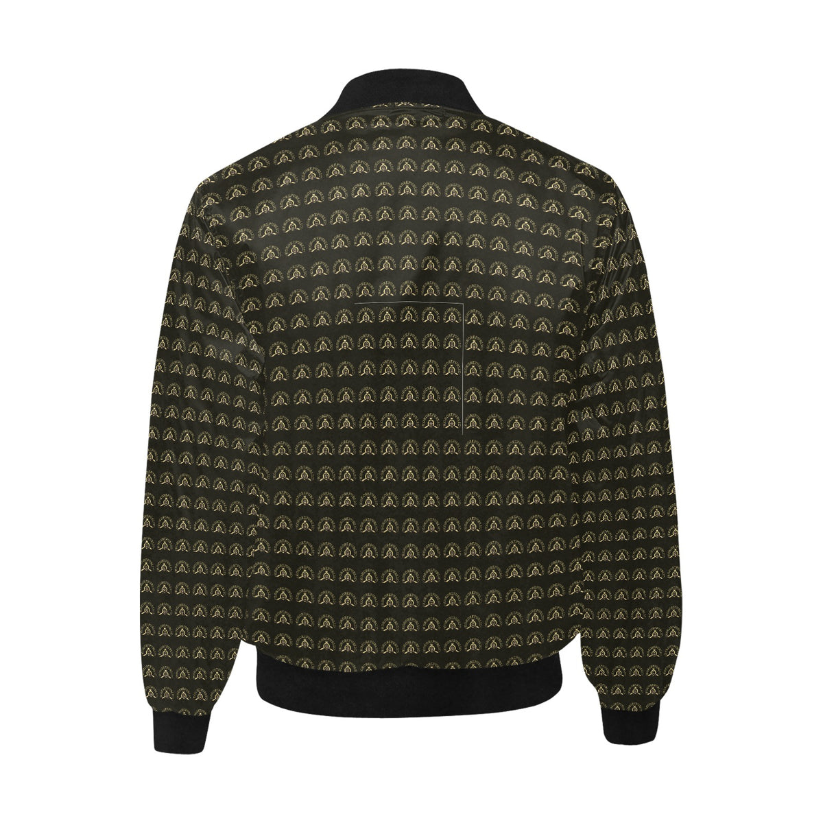 kokorepublic Men's All Over Print Quilted Bomber Jacket(Model H33)