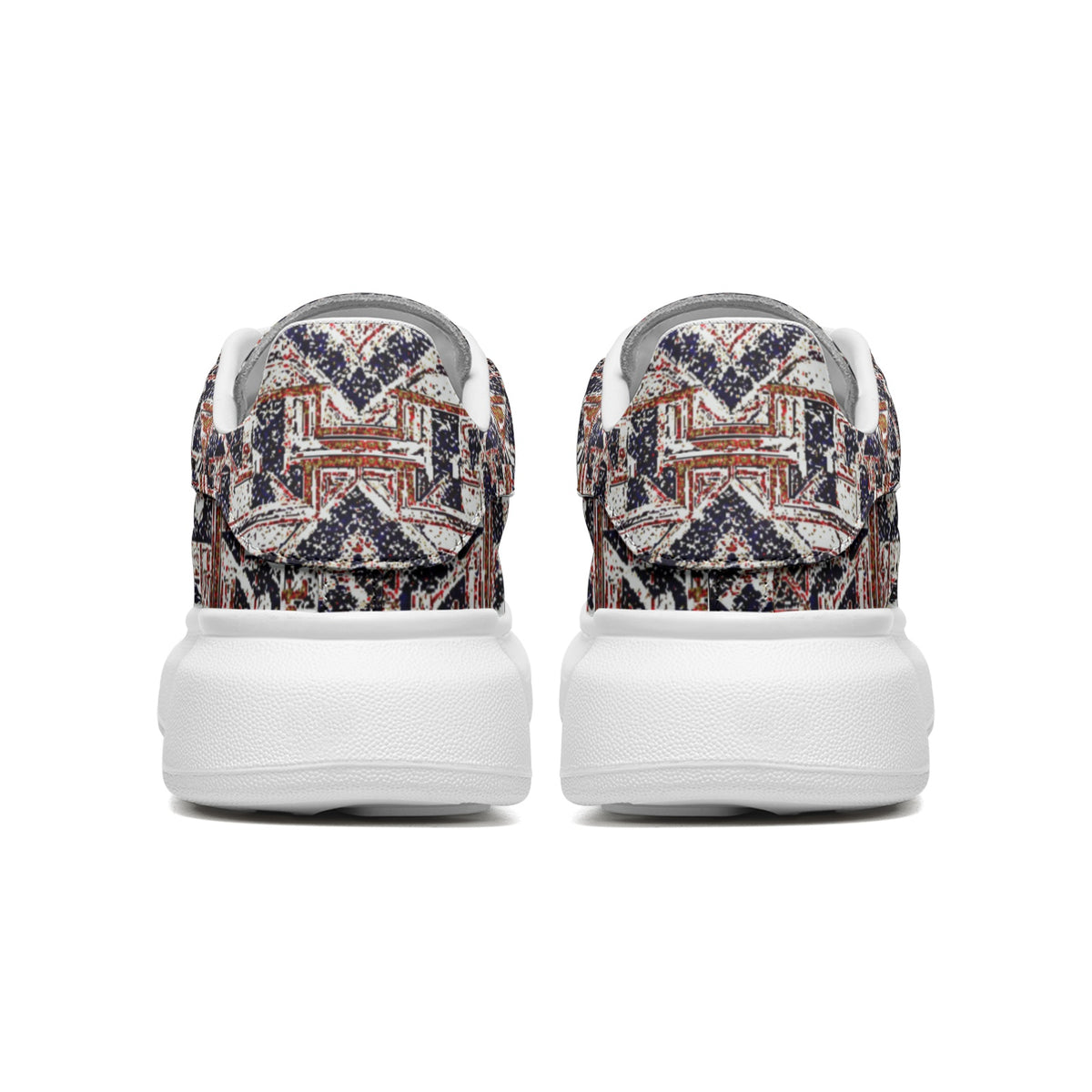 fullbreedcustom Unisex Non Slip Lace Up Leather Sneakers