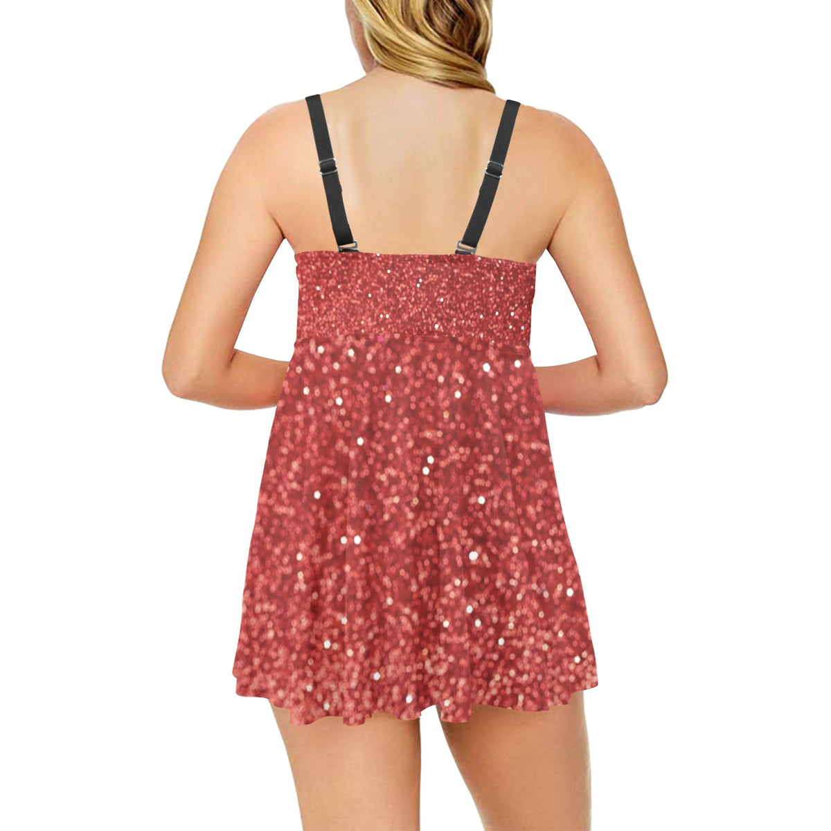 kokorepublic Chest Pleat Swim Dress (S31)