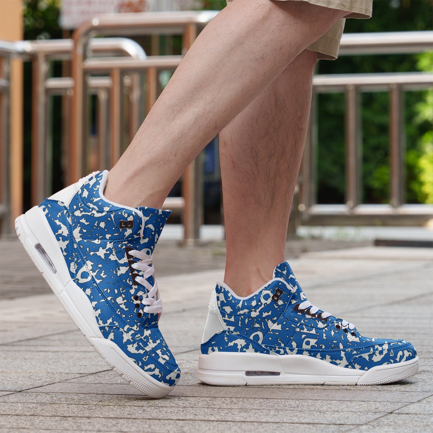 Unisex Non Slip Sneakers Lace Up Fashion Shoes