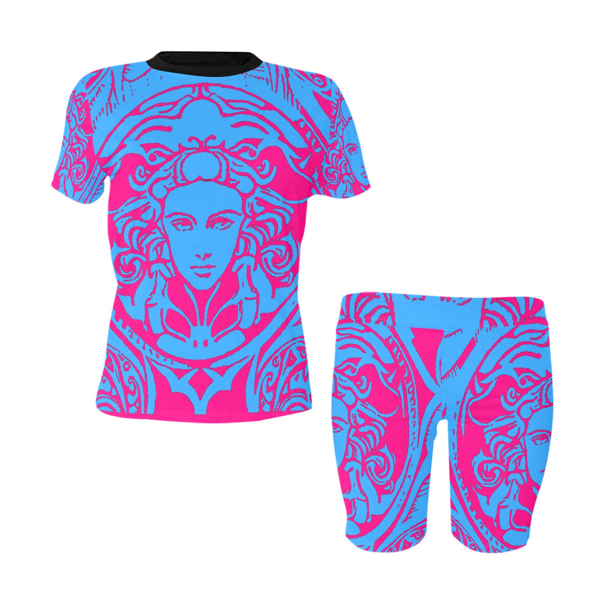 kokorepublic Women's Short Yoga Set(Sets 03)