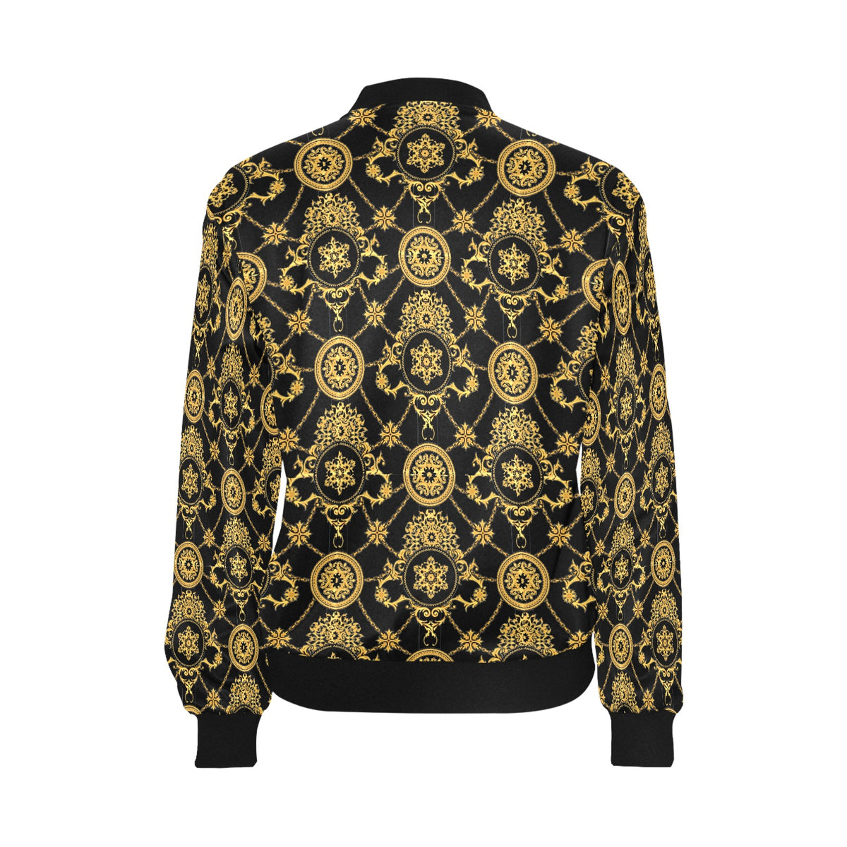 kokorepublicboutique Women's All Over Print Bomber Jacket(Model H36)