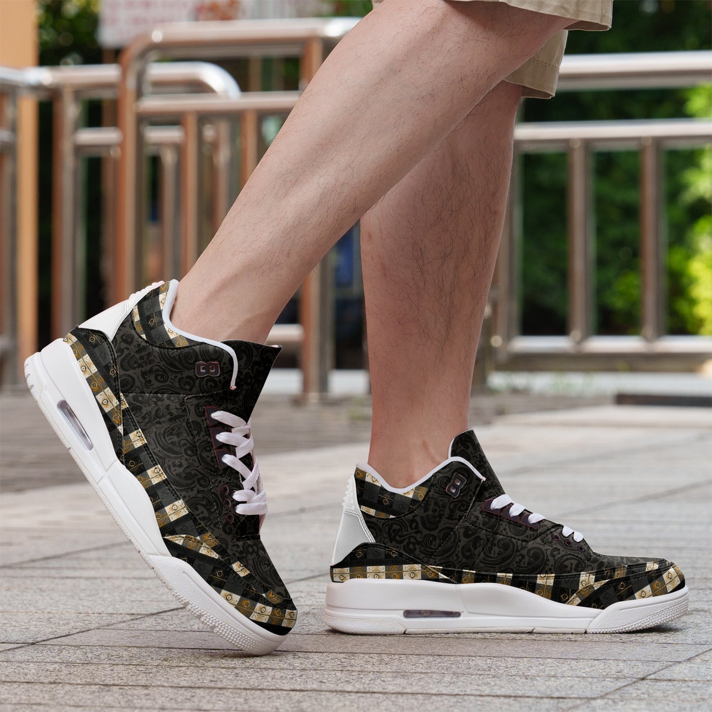 fullbreedcustom Unisex Non Slip Sneakers Lace Up Fashion Shoes