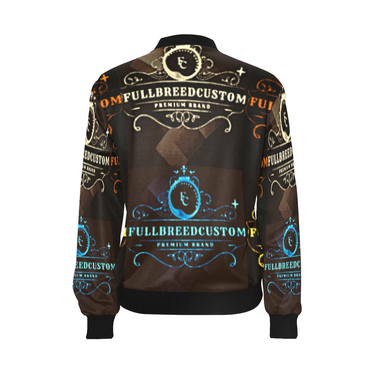 kokorepublicboutique Women's All Over Print Bomber Jacket(Model H36)